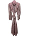 Sue Sartor Size S Pink & Multi floral print Button Detail Sheer Detail Dress Pink & Multi / S