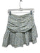 En Saison Size XS White & Multi Polyester Back Zip Floral Print Ruched Skirt White & Multi / XS