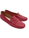Tod's Shoe Size 36.5 Pink Leather Loafer Slip On Suede Round Toe Shoes Pink / 36.5