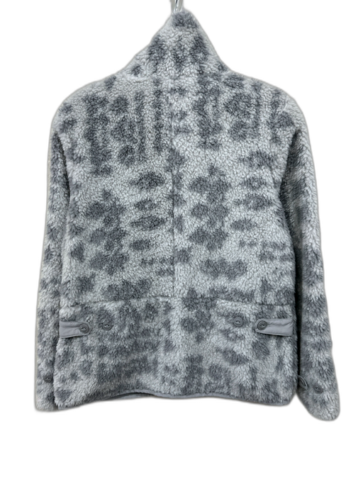 Patagonia Size S Grey Polyester Zip Front Fleece Jacket Grey / S