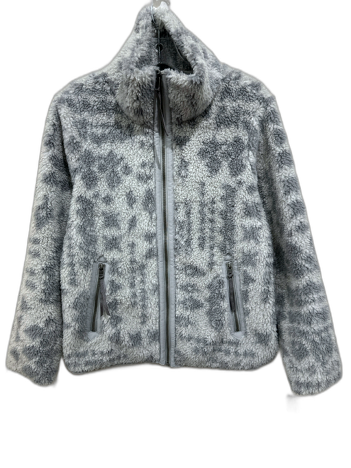 Patagonia Size S Grey Polyester Zip Front Fleece Jacket Grey / S