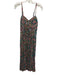 Mother Size XS Green & Multi Cotton V Neck Maxi Printed Adjustable Strap Dress Green & Multi / XS