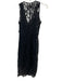 Brochu Walker Size S Black Nylon & Cotton Sleeveless Slip Inc V Neck Dress Black / S
