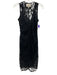 Brochu Walker Size S Black Nylon & Cotton Sleeveless Slip Inc V Neck Dress Black / S