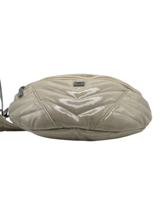 Think Royln Beige PU Leather Zip Close Fanny Pack Bag Beige / S