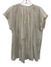 Nili Lotan Size S White Cotton Tie Neck Embroidered Sleeveless Top White / S