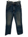 Nili Lotan Size 27 Dark Blue Cotton Zip & Button High Rise Cropped Jeans Dark Blue / 27