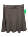 Wyeth Size S Taupe Brown Wool & Cashmere Elastic Waist Skirt Taupe Brown / S