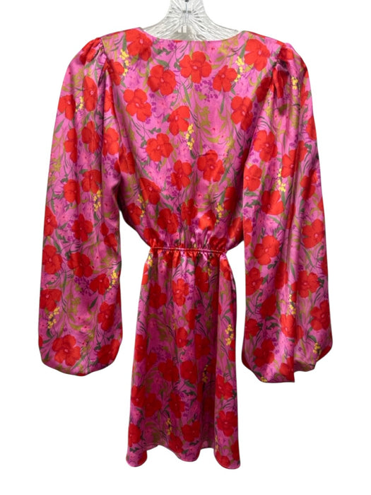 Show Me Your Mumu Size XS Red & Pink Polyester Cut Out Above Knee Dress Red & Pink / XS