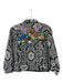 New Romantics Size S Black, White & Multi Cotton & Polyester Geometric Jacket Black, White & Multi / S