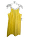 Lilly Pulitzer Size 8 Yellow & White Cotton Eyelet Embroidered high neck Dress Yellow & White / 8