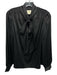 Tuckernuck x India Hicks Size S Black Polyester Blend Long Sleeve V Neck Top Black / S