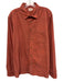 Faherty Size XL Red Cotton Blend Cordouroy Button Up Men's Long Sleeve Shirt Red / XL