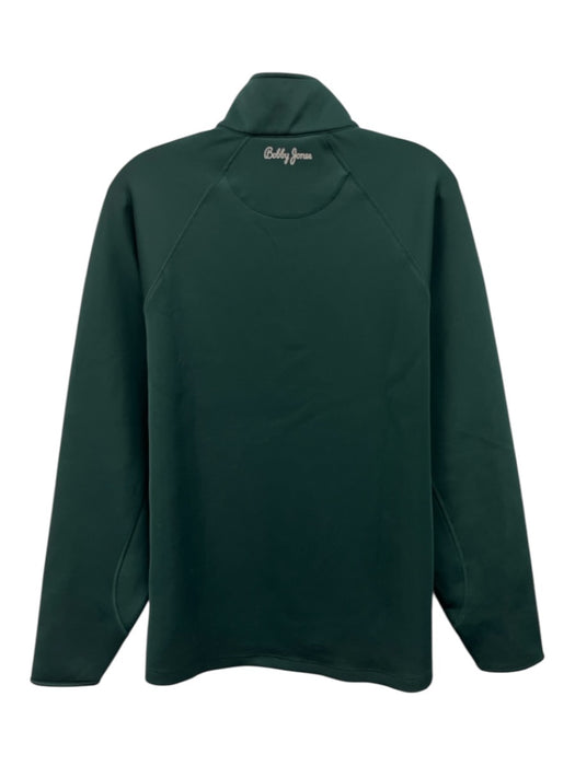 Bobby Jones Size S Green Synthetic Solid Quarter Zip Men's Long Sleeve Shirt Green / S