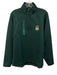 Bobby Jones Size S Green Synthetic Solid Quarter Zip Men's Long Sleeve Shirt Green / S