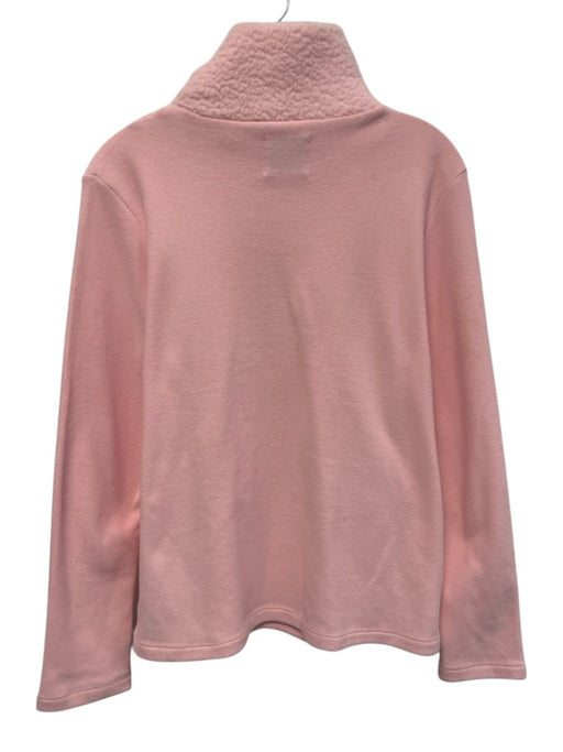 Dudley Stephens Size M Pink Polyester Long Sleeve Fleece Collar 1/2 Zip Jacket Pink / M