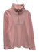 Dudley Stephens Size M Pink Polyester Long Sleeve Fleece Collar 1/2 Zip Jacket Pink / M
