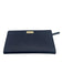 Kate Spade Navy Leather Snap Closure GHW Wallets Navy