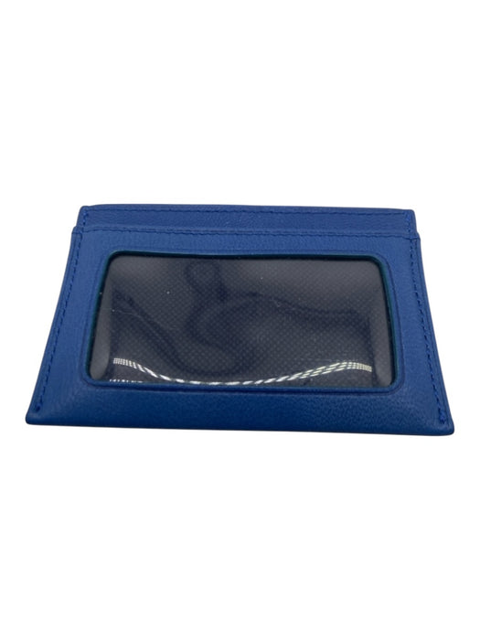 Tumi Blue Leather Cardholder Wallets Blue