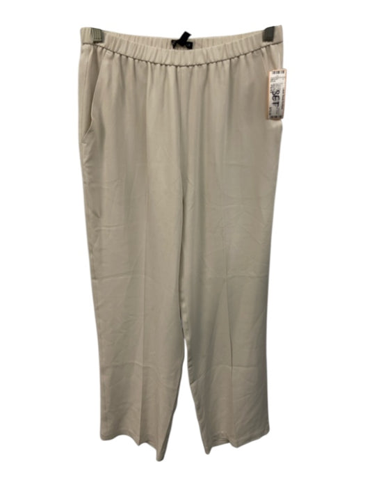 Eileen Fisher Size PS/XS Light Beige Silk Sleeveless Tank Elastic Waist Pant Set Light Beige / PS/XS