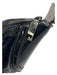 Gucci Navy Blue Patent Leather Embossed Silver Hardware Shoulder Strap Bag Navy Blue / Medium