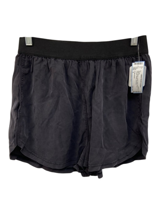 FP Movement Size S Black Lyocell Elastic Waist Pockets Athletic Shorts Black / S