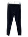 Polo Ralph Lauren Size S Black Pima Cotton Legging Suede panels Mid Rise Pants Black / S