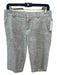 Vince Size 2 Light Gray Linen Blend bermuda Trouser Shorts Light Gray / 2