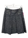 Escada Sport Size XS/34 Black & White Cotton & Acetate Crosshatching Skirt Black & White / XS/34