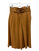 A.L.C. Size 2 Brown Viscose Blend Culotte High Rise Belted Shorts Brown / 2