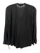 IRO Size 34 Black Viscose Long Sleeve Ruffle Lace Up Neck Top Black / 34