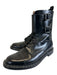 Church's Shoe Size 37.5 Black Leather Buckle Detail Studded Combat Boots Black / 37.5