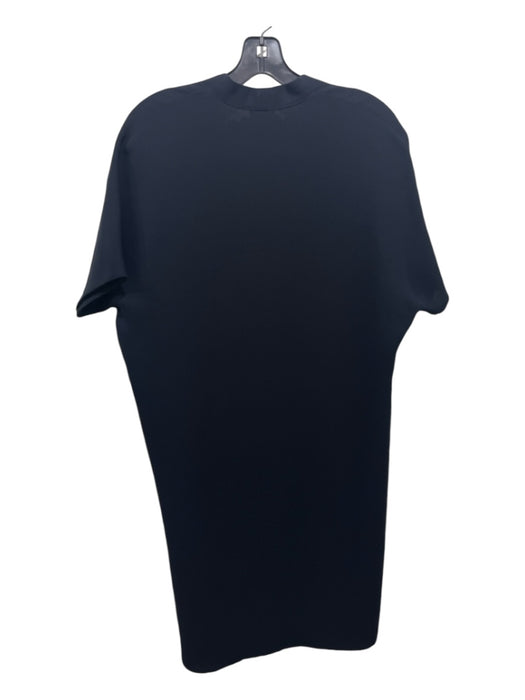 Vince Size XS Navy Blue Polyester V Neck Drop Shoulder Cap Sleeve Shift Dress Navy Blue / XS