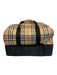 Burberry Golf Beige, Red, & Black Canvas Zip Top Novacheck Compartments Bag Beige, Red, & Black / L