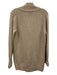 Ann Mashburn Size Medium Oatmeal Beige Cashmere Long Sleeve Button Front Sweater Oatmeal Beige / Medium