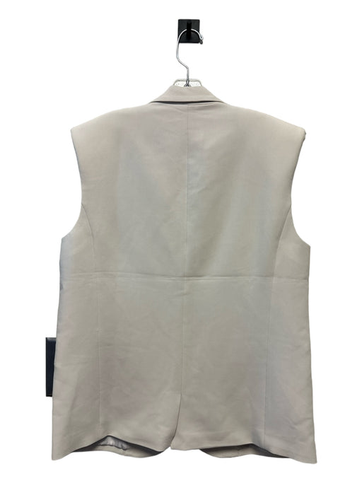 Dissh Size 8 Bone Polyester Blend Shoulder Pads Buttons Vest Bone / 8