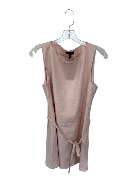 Rag & Bone Size M Blush Linen Blend Sleeveless Sash Long Top Blush / M