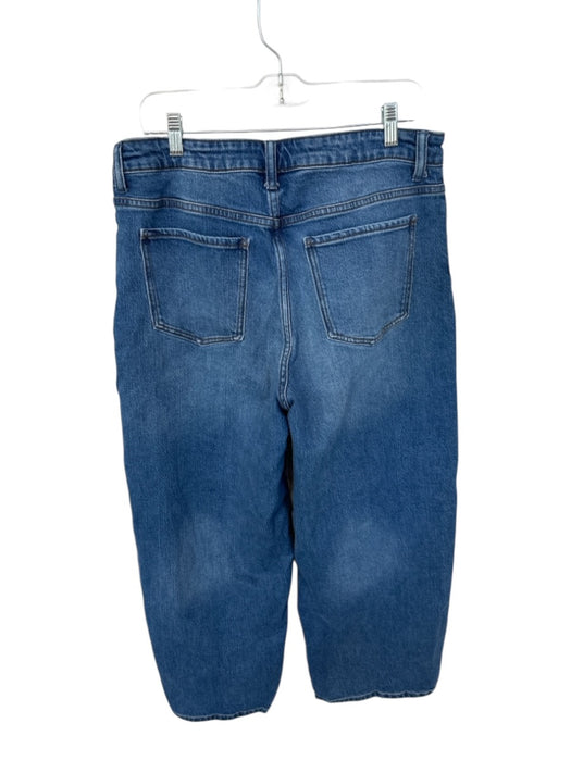 Quince Size 32 Dark Wash Cotton High Waist Balloon Leg Jeans Dark Wash / 32