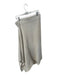 MNG Size L Bone Acrylic Blend Waist Band Knit Asymetrical Midi Skirt Bone / L