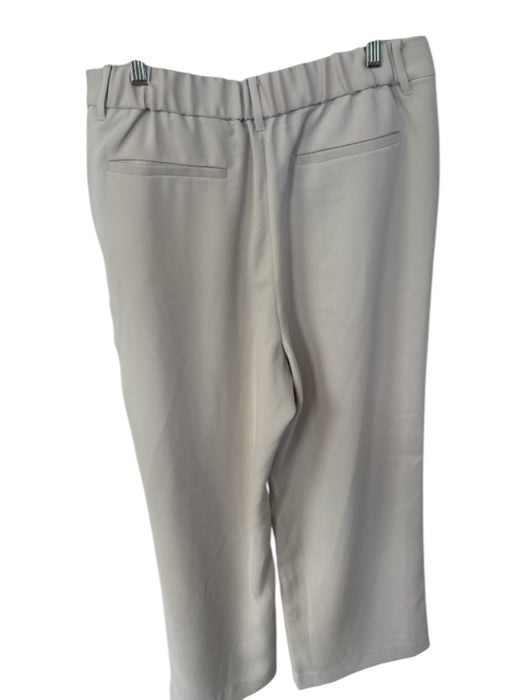 Quince Size 14 Light Khaki Recycled Polyester Blend High Waist Pleat Pants Light Khaki / 14