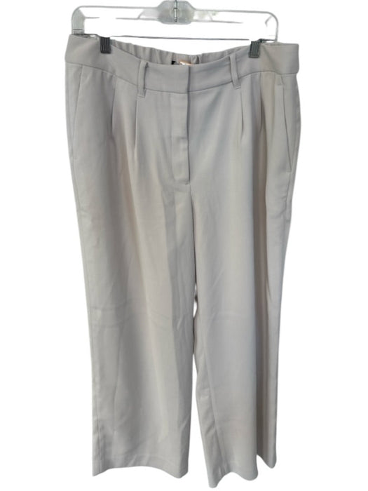 Quince Size 14 Light Khaki Recycled Polyester Blend High Waist Pleat Pants Light Khaki / 14