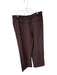Quince Size 14 Chocolate Brown Recycled Polyester Blend High Waist Pleat Pants Chocolate Brown / 14