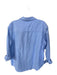 Quince Size L Light Blue Cotton Long Sleeve Button Down Front Pocket Top Light Blue / L