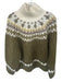Rag & Bone Size M Green & Cream Alpaca Blend Turtle Neck Knit Sweater Green & Cream / M