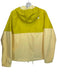 The North Face Yellow Nylon Full Zip Color Block Athletic Raincoat Yellow / L