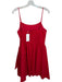 Moon River Size M Red Cotton Spaghetti Strap Bows Smocked Back Dress Red / M