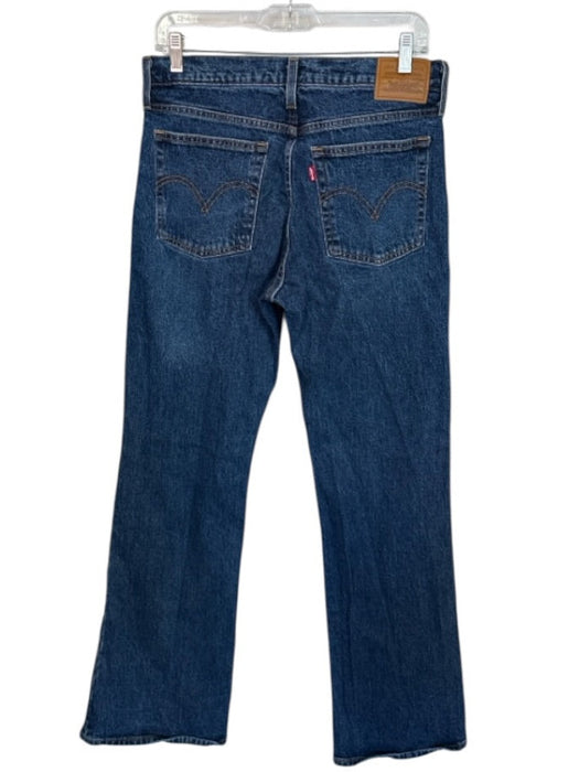 Levi's Size 29 Dark Wash Cotton Mid Rise Button Fly Bootcut Jeans Dark Wash / 29