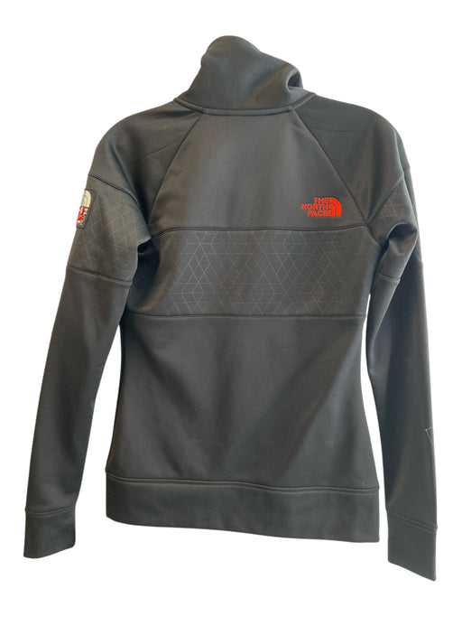 The North Face Size XS Black Polyester Long Sleeve Red trim Collar Jacket Black / XS