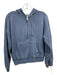 FP Movement Size M Light Blue Cotton & Polyester Half Zip Pullover Sweatshirt Light Blue / M