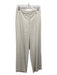 MNG Size 4 Taupe Viscose High Rise Trouser Pleat Detail Wide Leg Pants Taupe / 4